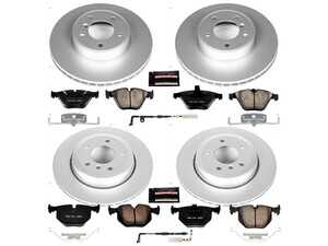Powerstop Z23 Evolution Coated Brake Kit - Front and Rear - BMW E60 5 series