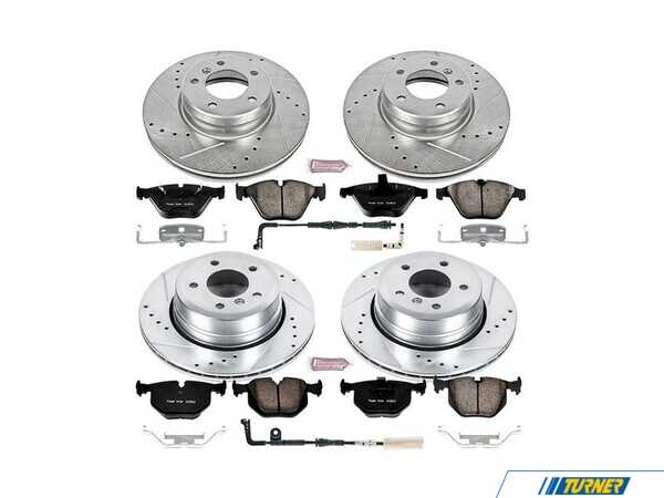 Power Stop Powerstop Z23 Evolution Sport Brake Kit - Front & Rear - BMW 525xi/528i/530xi K5439