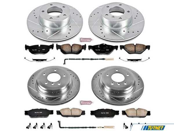 Power Stop Powerstop Z23 Evolution Sport Brake Upgrade Kit - Front & Rear - 2007 BMW 328(x)i K4103