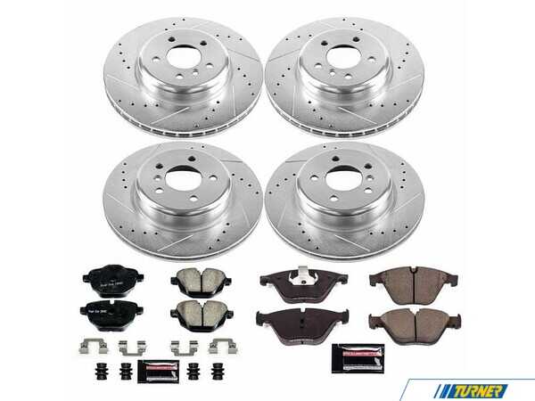 Power Stop Powerstop Z23 Evolution Brake Kit - Front and Rear - 2011 BMW 535i xDrive K6582