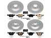 Power Stop Powerstop Z23 Evolution Coated Brake Kit - Front and Rear - 01-06 BMW 3 series CRK5728 View 1
