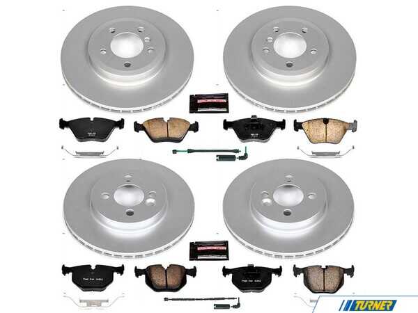 Power Stop Powerstop Z23 Evolution Coated Brake Kit - Front and Rear - 01-06 BMW 3 series CRK5728