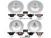 Power Stop Z23 Coated Brake Kit - Front and Rear - 2000-06 BMW X5 CRK5718 View 1