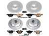 Power Stop Powerstop Z23 Evolution Coated Brake Kit - Front and Rear - 02-06 BMW X5 CRK5733 View 1