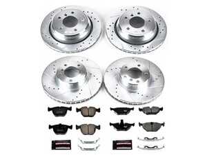 Powerstop Z23 Evolution Sport Brake Kit - Front & Rear - BMW E39 540i Sedan