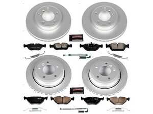Powerstop Z23 Evolution Coated Brake Kit - Front and Rear - 01-05 BMW 325xi