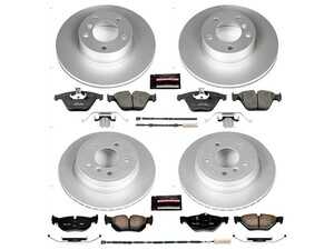 Powerstop Z23 Evolution Coated Brake Kit - Front and Rear - 13-15 BMW X1 xDrive28