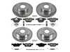Power Stop Powerstop Z23 Evolution Sport Brake Kit - Front & Rear - BMW E92 328i Coupe K6072 View 1