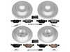 Power Stop Powerstop Z23 Evolution Coated Brake Kit - Front and Rear - 2001-02 BMW Z3 3.0L CRK870 View 1