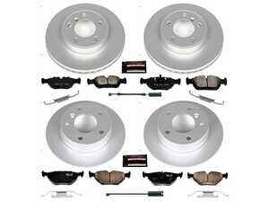 Powerstop Z23 Evolution Coated Brake Kit - Front and Rear - 2001-02 BMW Z3 3.0L