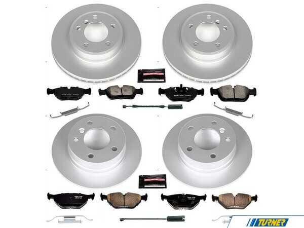 Power Stop Powerstop Z23 Evolution Coated Brake Kit - Front and Rear - 2001-02 BMW Z3 3.0L CRK870