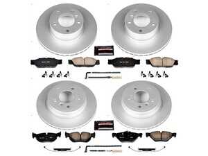Powerstop Z23 Evolution Coated Brake Kit - Front and Rear - 2007 BMW 328xi 