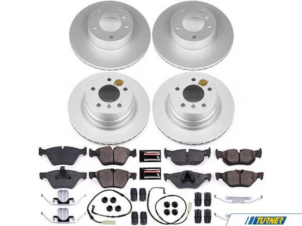 Power Stop Powerstop Z23 Evolution Coated Brake Kit - Front & Rear - 2008-02/2010 BMW 128i CRK5766