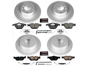 Powerstop Z23 Evolution Coated Brake Kit - Front and Rear - 2008-10 BMW 328i/x