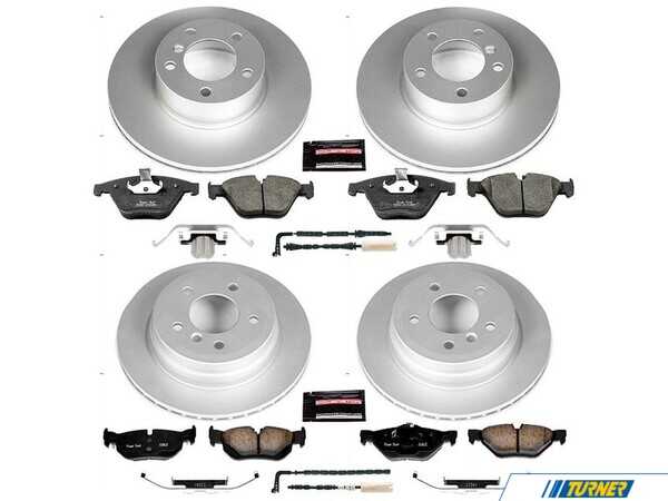 Power Stop Powerstop Z23 Evolution Coated Brake Kit - Front and Rear - 2008-10 BMW 328i/x CRK4104