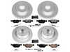 Power Stop Powerstop Z23 Evolution Coated Brake Kit - Front and Rear - 03-08 BMW Z4 3.0i CRK873 View 1