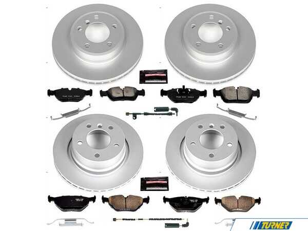 Power Stop Powerstop Z23 Evolution Coated Brake Kit - Front and Rear - 03-08 BMW Z4 3.0i CRK873