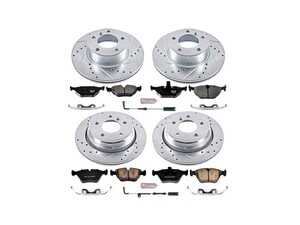 Powerstop Z23 Coated Brake Kit - Front and Rear - BMW E9X 3 series