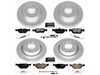 Power Stop Powerstop Z23 Evolution Coated Brake Kit - Front and Rear - 99-06 BMW 32Xi CRK871 View 1