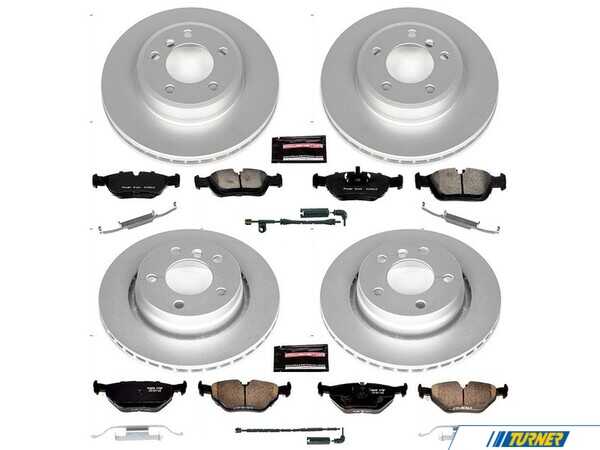 Power Stop Powerstop Z23 Evolution Coated Brake Kit - Front and Rear - 99-06 BMW 32Xi CRK871