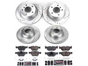 Powerstop Z23 Evolution Brake Kit - Front and Rear - 08-10 BMW 128i