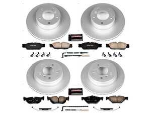 Powerstop Z23 Evolution Coated Brake Kit - Front and Rear - 2007 BMW 328i/328xi