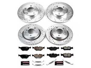 Powerstop Z23 Evolution Sport Brake Kit - Front & Rear - BMW E46 3 series
