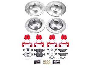 PowerStop Z26 Street Warrior Brake & Caliper Kit - 2003-2008 BMW Z4