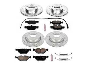 Powerstop Z23 Evolution Sport Brake Kit - Front & Rear - BMW E36 323i, 328i