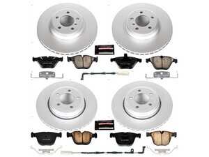 Powerstop Z23 Evolution Coated Brake Kit - Front and Rear - 2005-08 BMW 7 series