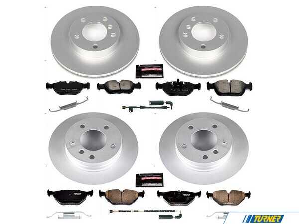 Power Stop Powerstop Z23 Evolution Coated Brake Kit - Front and Rear - 2003-05 BMW Z4 2.5i CRK4371