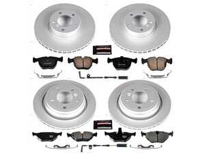 Powerstop Z23 Evolution Coated Brake Kit - Front and Rear - BMW E39 540i