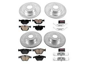 Powerstop Z23 Evolution Sport Brake Upgrade Kit - Front & Rear - 11-12 BMW 335i xDrive