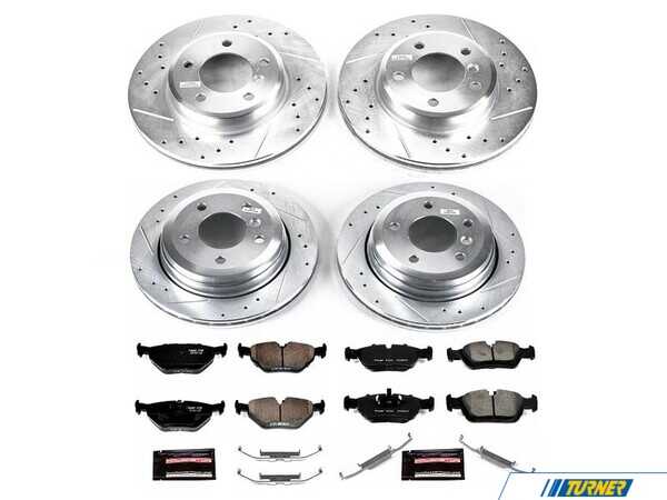 Power Stop Powerstop Z23 Evolution Sport Brake Kit - Front & Rear - BMW E46 325xi K874