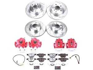 PowerStop Z26 Street Warrior Brake & Caliper Kit - E9x 328i RWD