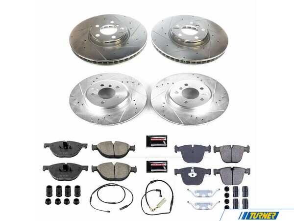 Power Stop Powerstop Z23 Evolution Brake Kit - Front and Rear - 2013-15 BMW ACTIVEHybrid 7 K6421