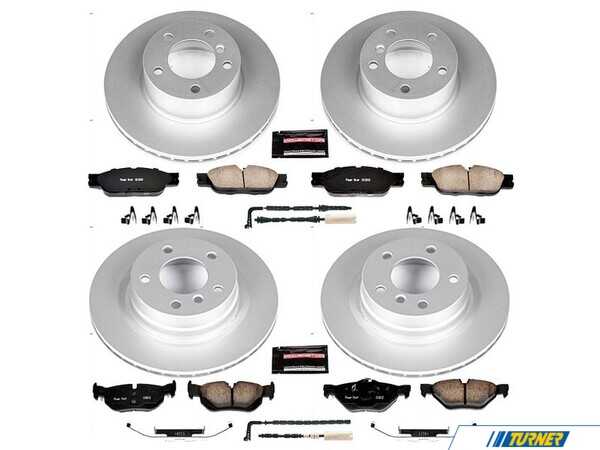 Power Stop Powerstop Z23 Evolution Coated Brake Kit - Front and Rear - 2007 BMW 328i CRK4106