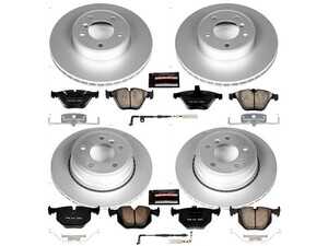 Powerstop Z23 Evolution Coated Brake Kit - Front and Rear - BMW E60 5 series