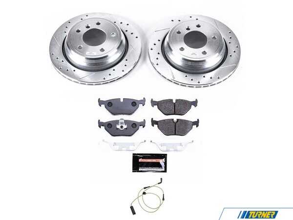 Power Stop PowerStop TDBK3126 Track Day Rear Brake Kit - E39 TDBK3126