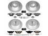 Power Stop Powerstop Z23 Evolution Coated Brake Kit - Front and Rear - 13-15 BMW X1 sDrive28 CRK7024 View 1