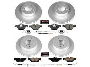 Powerstop Z23 Evolution Coated Brake Kit - Front and Rear - 13-15 BMW X1 sDrive28