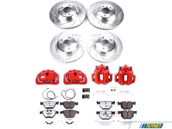 Power Stop PowerStop Z26 Street Warrior Brake & Caliper Kit - E9x 33i/335d KC6057-26