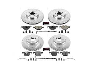 Powerstop Z23 Evolution Brake Kit - Front and Rear - 2009 BMW 750i & 750Li