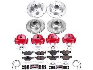 The PowerStop Z23 Evolution Sport Brake Upgrade Kit - 2007 E90/E92 328i