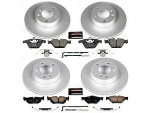 Powerstop Z23 Evolution Coated Brake Kit - Front and Rear - 2008-10 BMW 328i