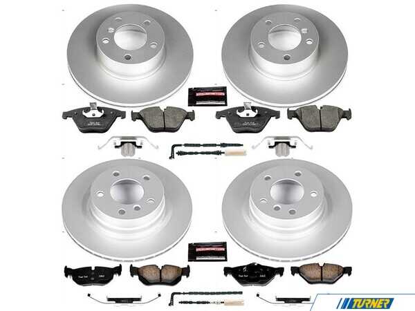 Power Stop Powerstop Z23 Evolution Coated Brake Kit - Front and Rear - 2008-10 BMW 328i CRK4107
