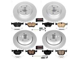 Powerstop Z23 Evolution Coated Brake Kit - Front and Rear - 04-10 BMW X3