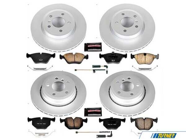 Power Stop Powerstop Z23 Evolution Coated Brake Kit - Front and Rear - 04-10 BMW X3 CRK5737