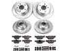 Power Stop Powerstop Z23 Evolution Brake Kit - Front and Rear - 03/2010-2013 BMW 128i K6347 View 1