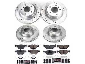 Powerstop Z23 Evolution Brake Kit - Front and Rear - 03/2010-2013 BMW 128i